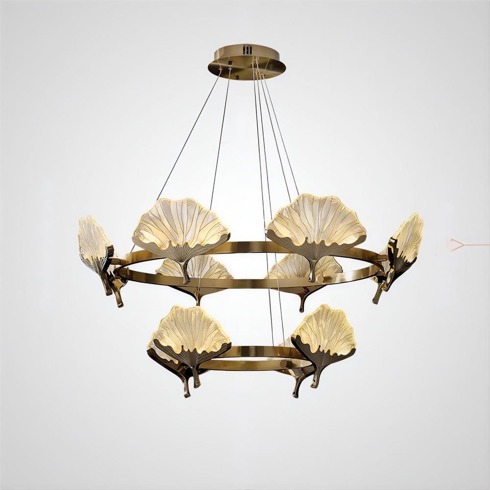 SELVI Ring Chandelier by Lampadom - close-up