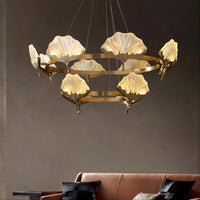 SELVI Ring Chandelier by Lampadom - side view