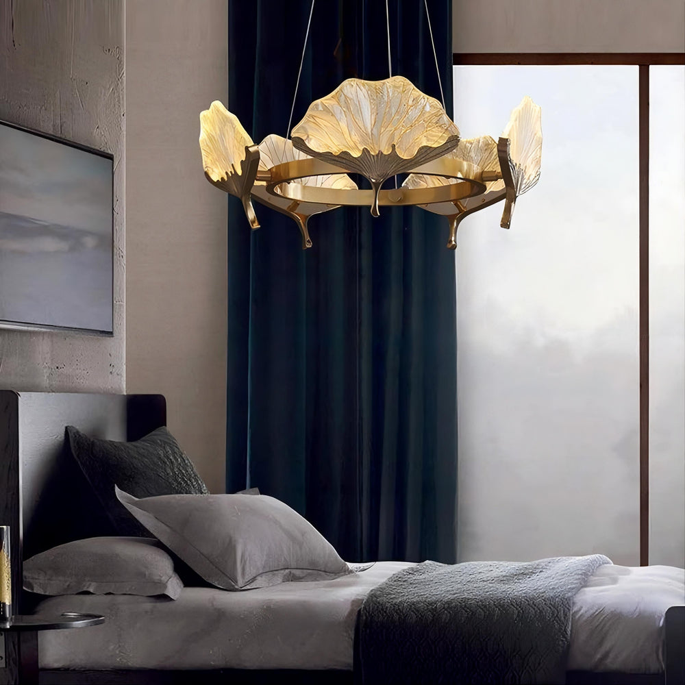 SELVI Ring Chandelier by Lampadom - top view