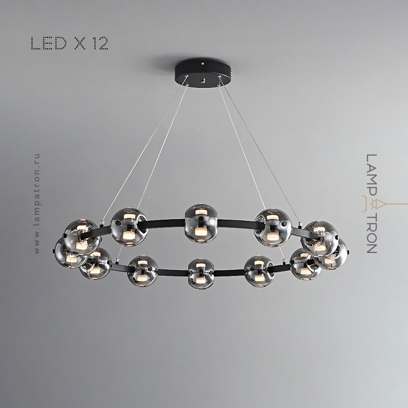 SEMUND B Ring Chandelier