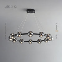 SEMUND B Ring Chandelier