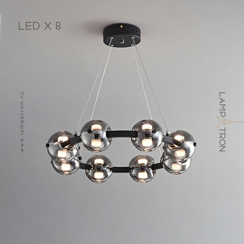 SEMUND B Ring Chandelier