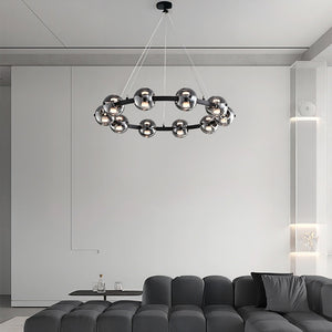 SEMUND B Ring Chandelier by Lampadom