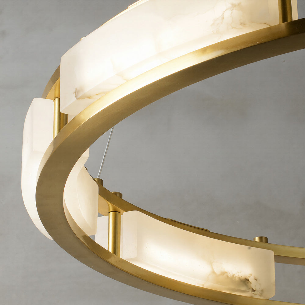 SERIANNA Ring Chandelier by Lampadom - side view