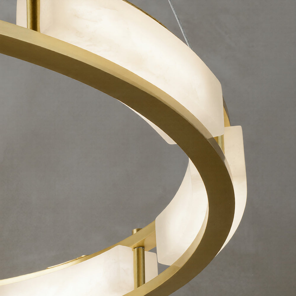 SERIANNA Ring Chandelier by Lampadom - close-up