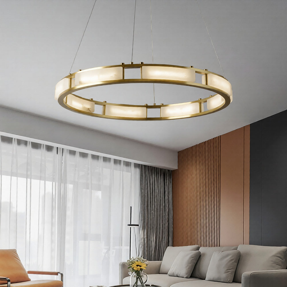SERIANNA Ring Chandelier by Lampadom - top view