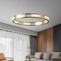 SERIANNA Ring Chandelier by Lampadom - top view