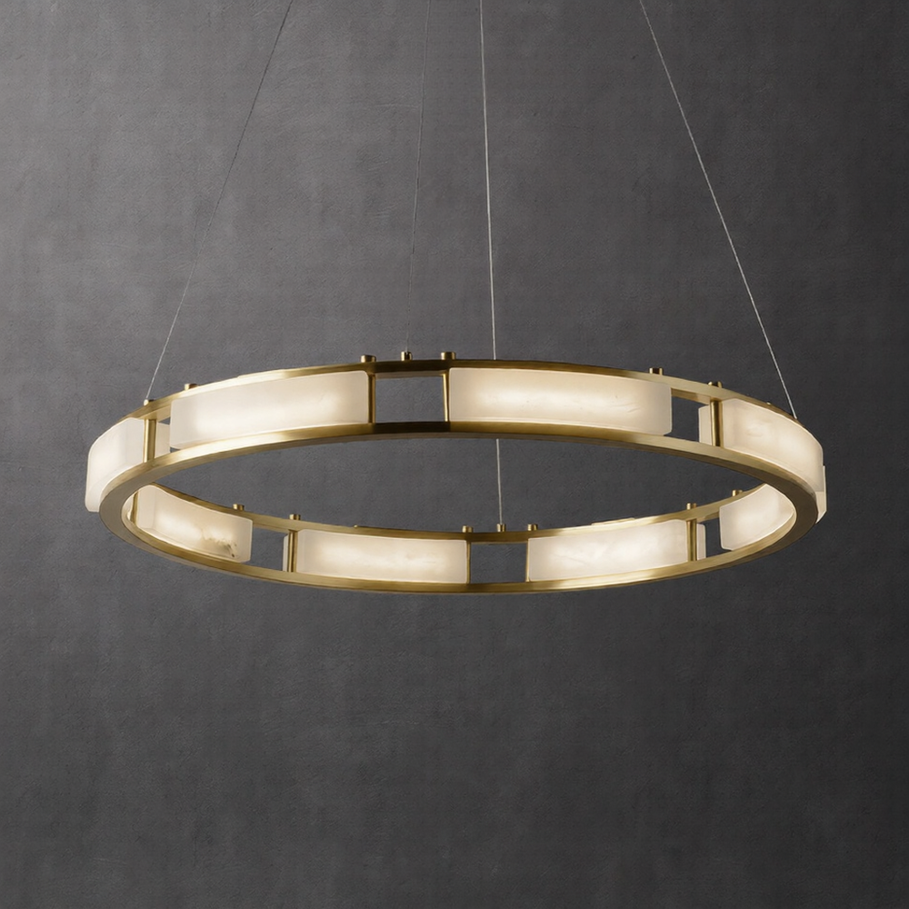 SERIANNA Ring Chandelier by Lampadom - side view