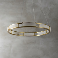 SERIANNA Ring Chandelier by Lampadom - scale reference
