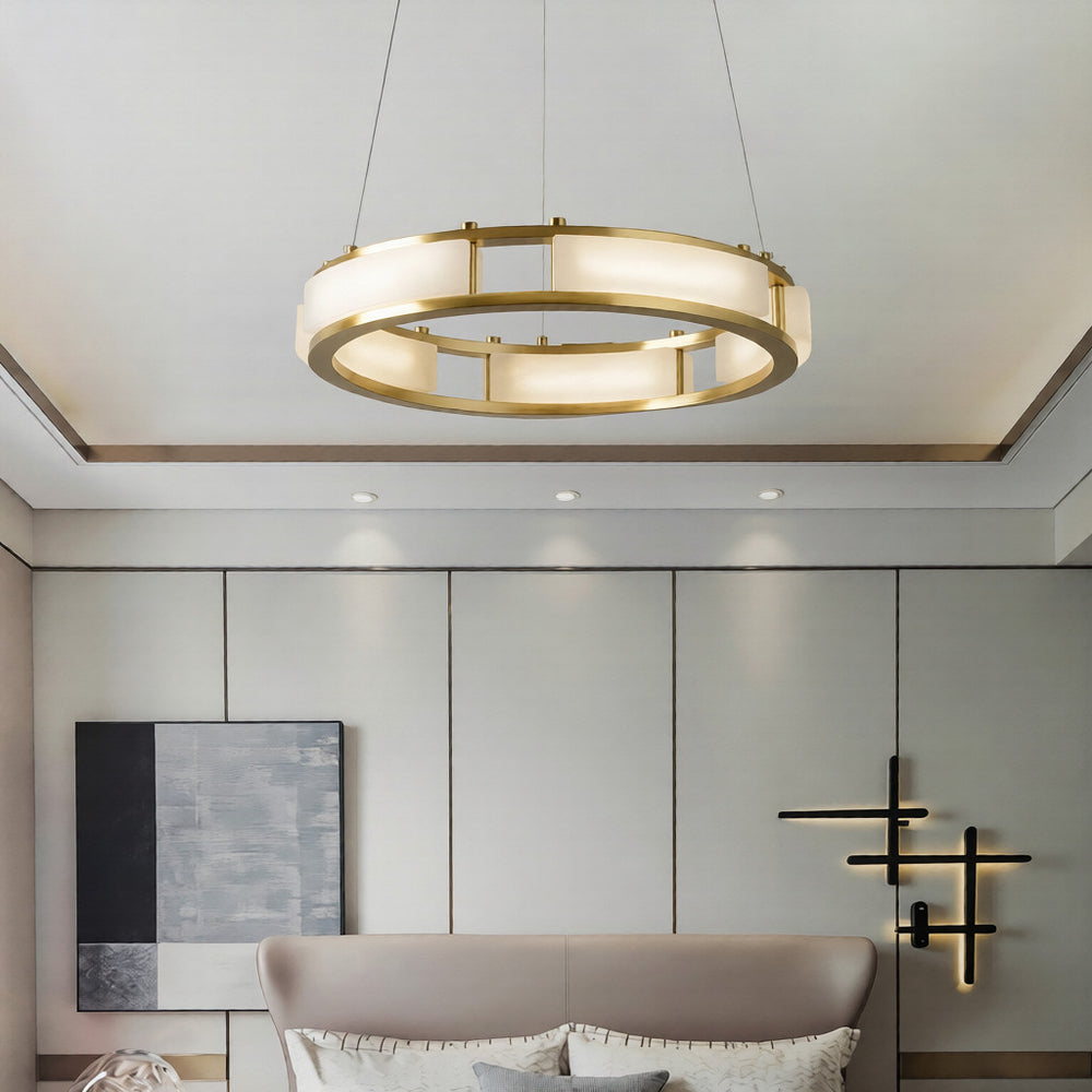 SERIANNA Ring Chandelier by Lampadom - ambient shot