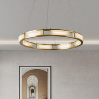 SERIANNA Ring Chandelier by Lampadom - angle view