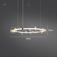 SESSA Ring Chandelier by Lampadom - side view