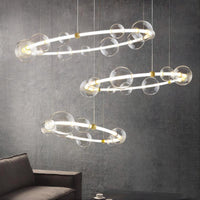 SESSA Ring Chandelier by Lampadom - close-up