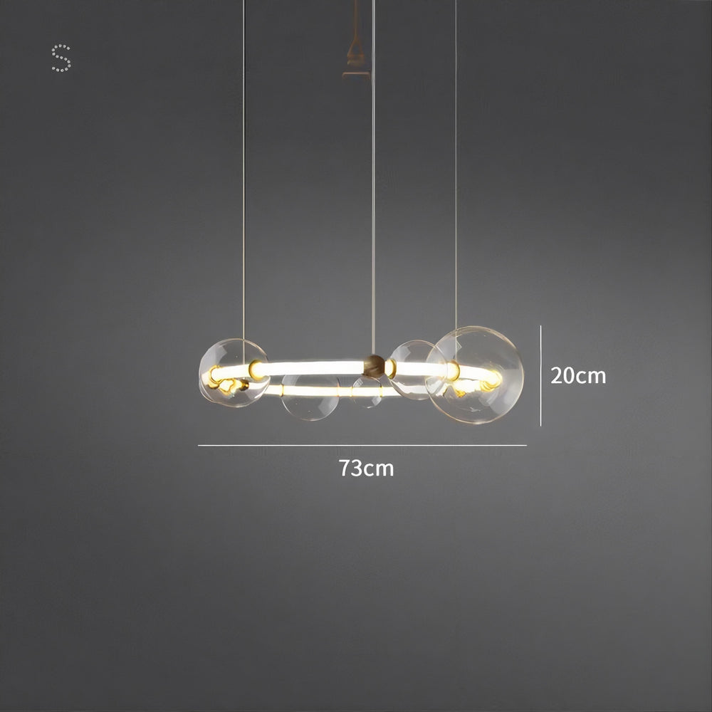 SESSA Ring Chandelier by Lampadom - angle view