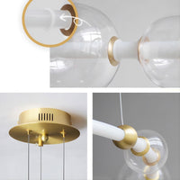 SESSA Ring Chandelier by Lampadom - top view
