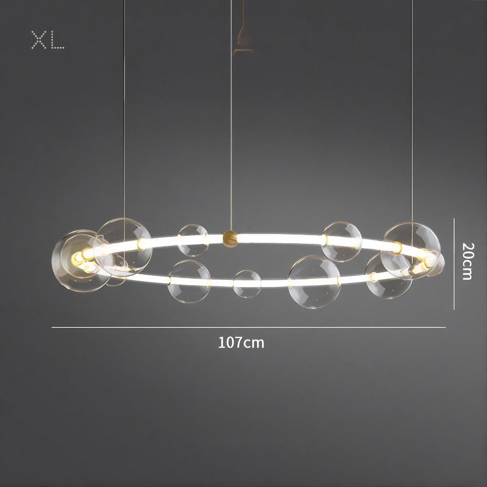 SESSA Ring Chandelier by Lampadom - close-up