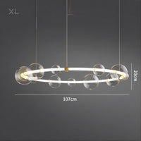SESSA Ring Chandelier by Lampadom - close-up
