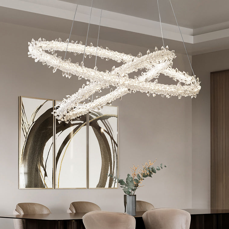SIBYL Ring Chandelier by Lampadom - scale reference