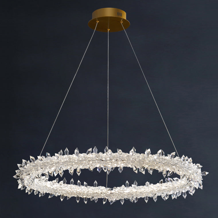 SIBYL Ring Chandelier by Lampadom - angle view