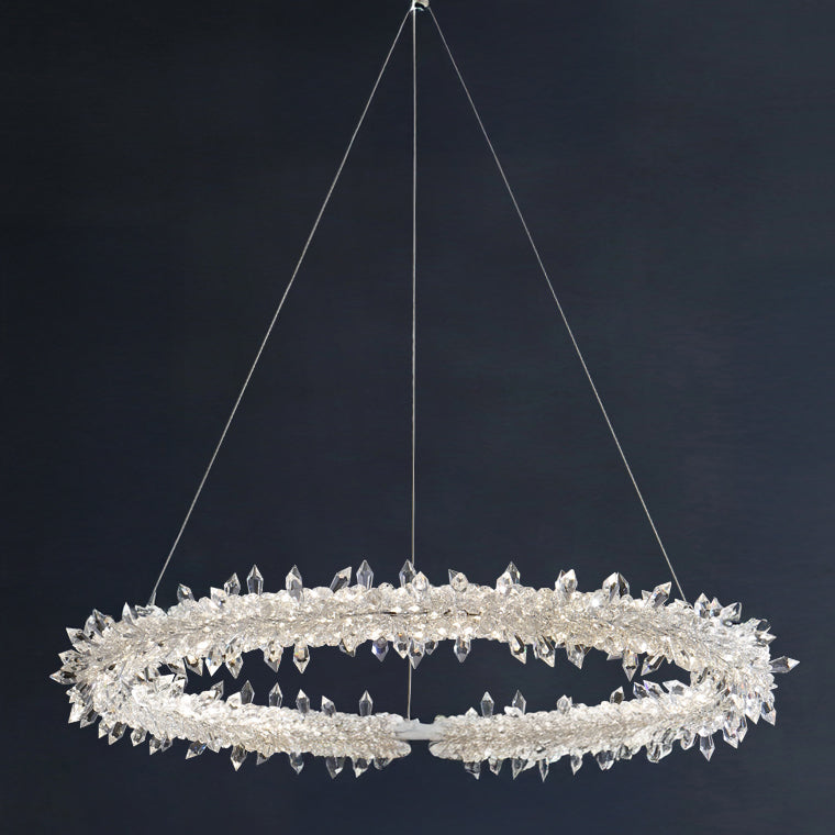 SIBYL Ring Chandelier by Lampadom - side view