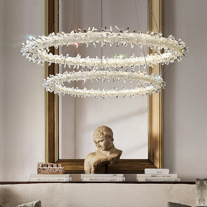 SIBYL Ring Chandelier by Lampadom - close-up