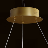 SIBYL Ring Chandelier by Lampadom - top view