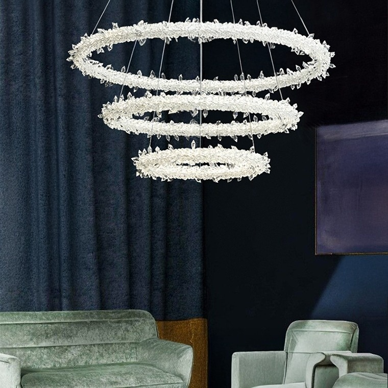 SIBYL Ring Chandelier by Lampadom - scale reference