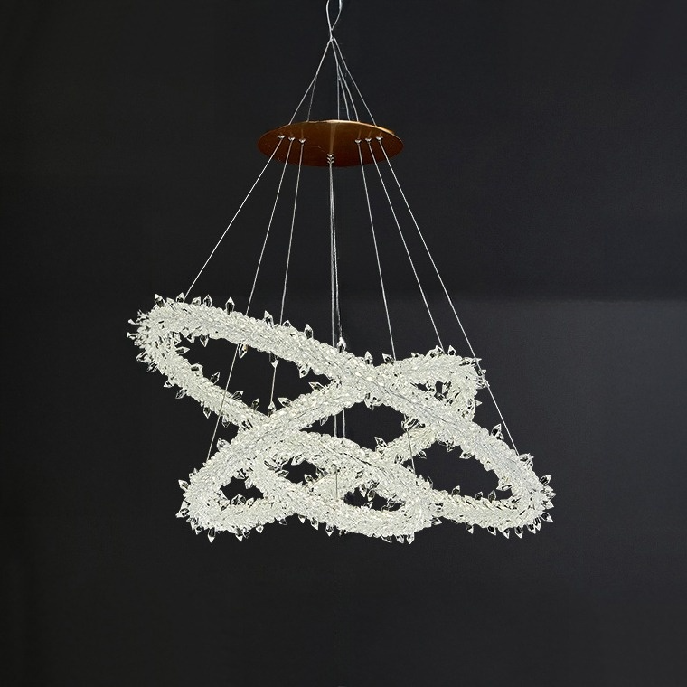 SIBYL Ring Chandelier by Lampadom - angle view