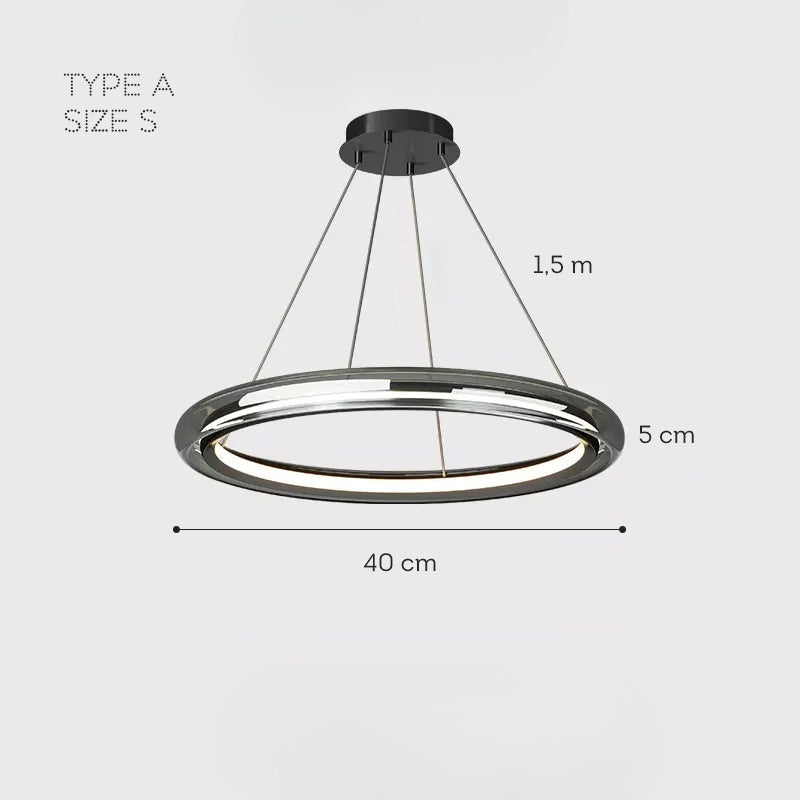 SIGURD Ring Chandelier by Lampadom - top view