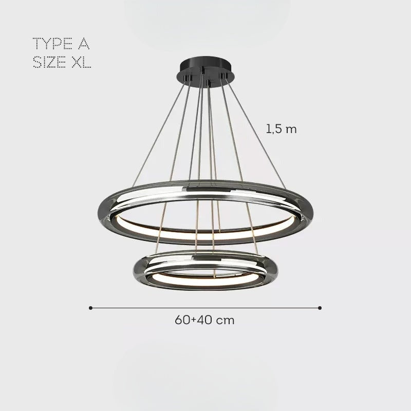 SIGURD Ring Chandelier by Lampadom - ambient shot