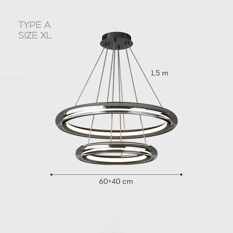 SIGURD Ring Chandelier by Lampadom - top view