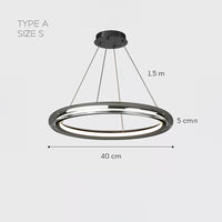 SIGURD Ring Chandelier by Lampadom - close-up