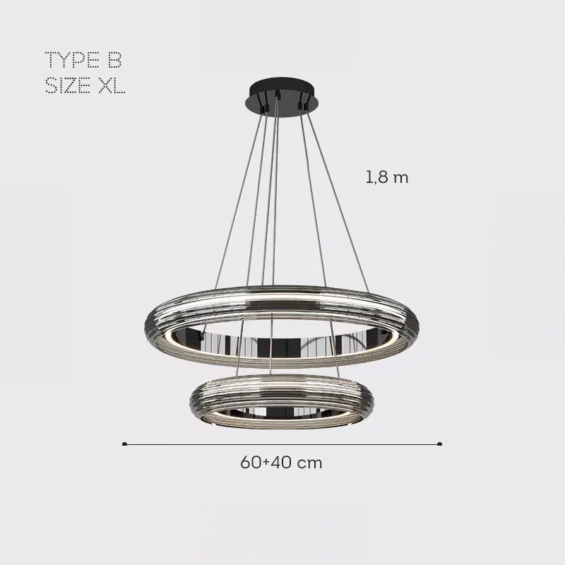 SIGURD Ring Chandelier by Lampadom - ambient shot