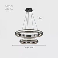 SIGURD Ring Chandelier by Lampadom - ambient shot