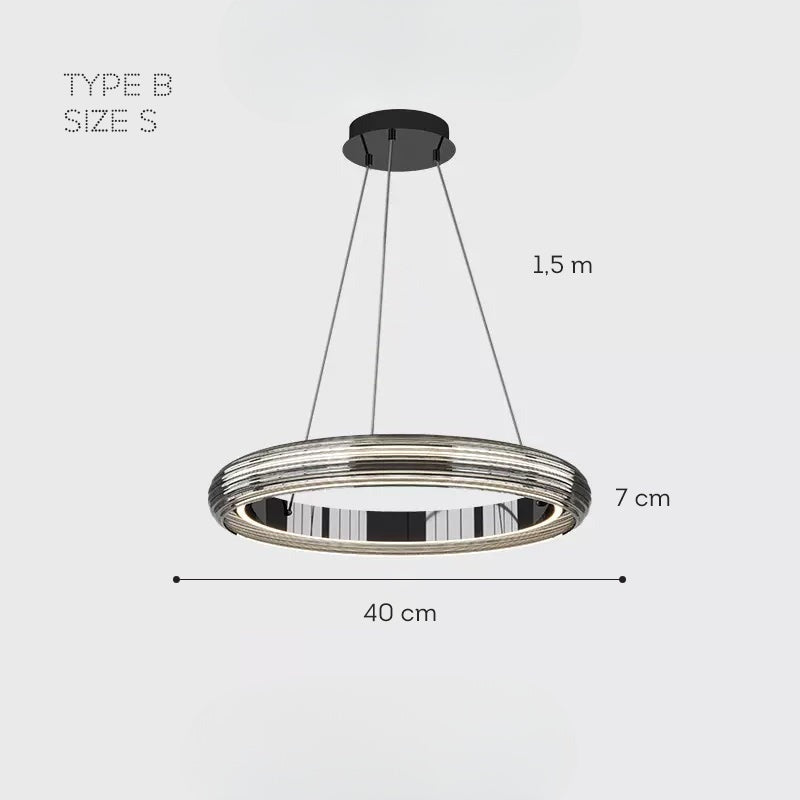 SIGURD Ring Chandelier by Lampadom - ambient shot