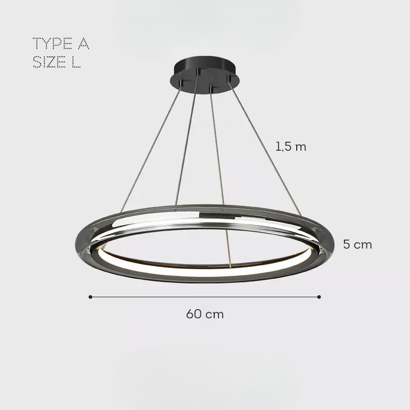SIGURD Ring Chandelier by Lampadom - detail view