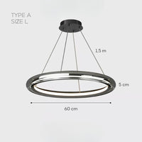 SIGURD Ring Chandelier by Lampadom - detail view