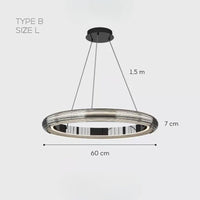 SIGURD Ring Chandelier by Lampadom - close-up