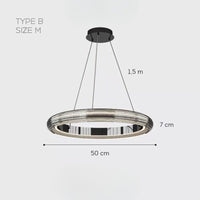 SIGURD Ring Chandelier by Lampadom - angle view