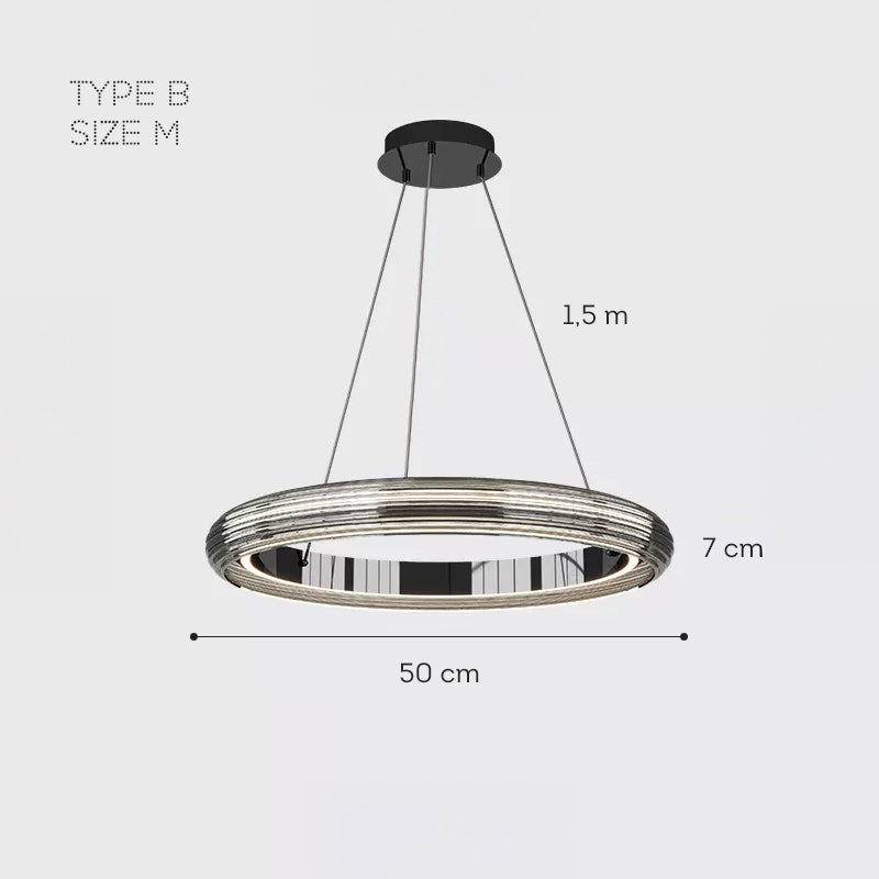 SIGURD Ring Chandelier by Lampadom - detail view