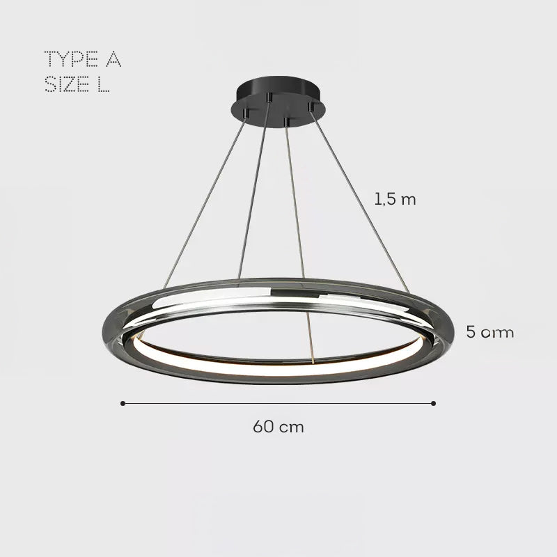 SIGURD Ring Chandelier by Lampadom - top view