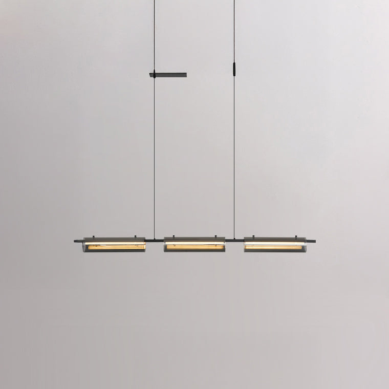 SIMER Linear Chandelier by Lampadom - scale reference