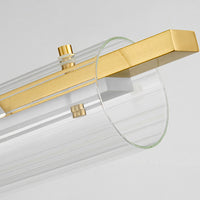 SIMER Linear Chandelier by Lampadom - angle view