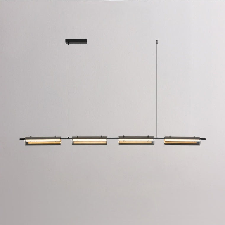 SIMER Linear Chandelier by Lampadom - ambient shot
