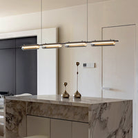 SIMER Linear Chandelier by Lampadom - close-up