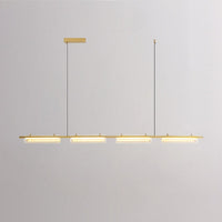 SIMER Linear Chandelier by Lampadom - scale reference