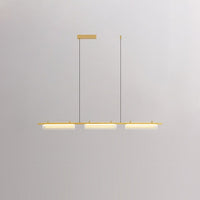 SIMER Linear Chandelier by Lampadom - close-up