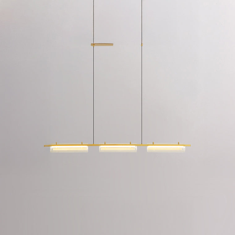 SIMER Linear Chandelier by Lampadom - detail view
