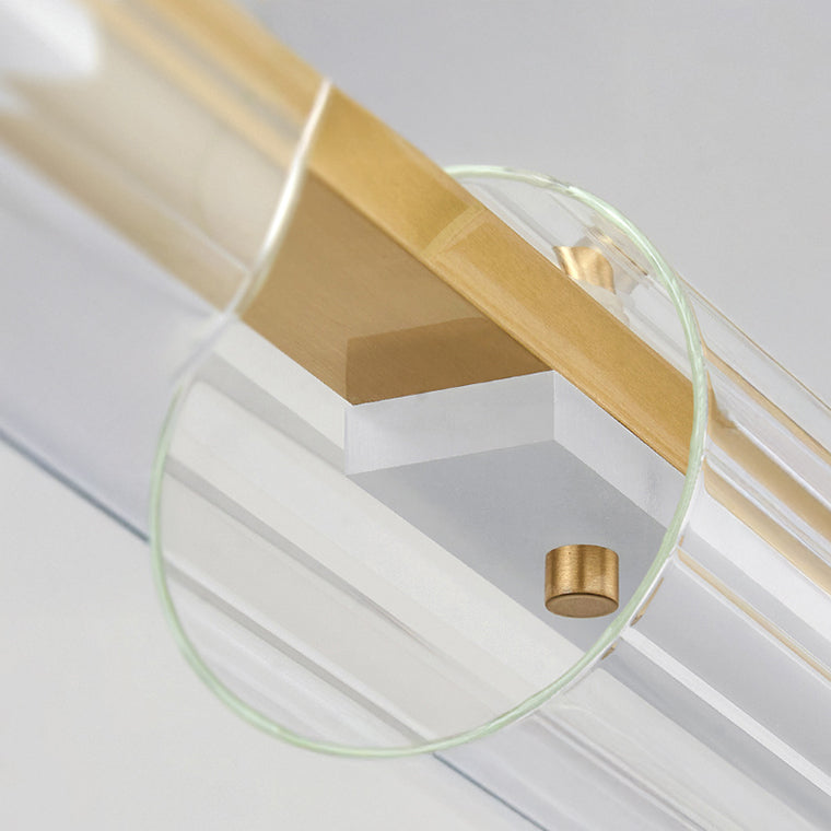 SIMER Linear Chandelier by Lampadom - side view