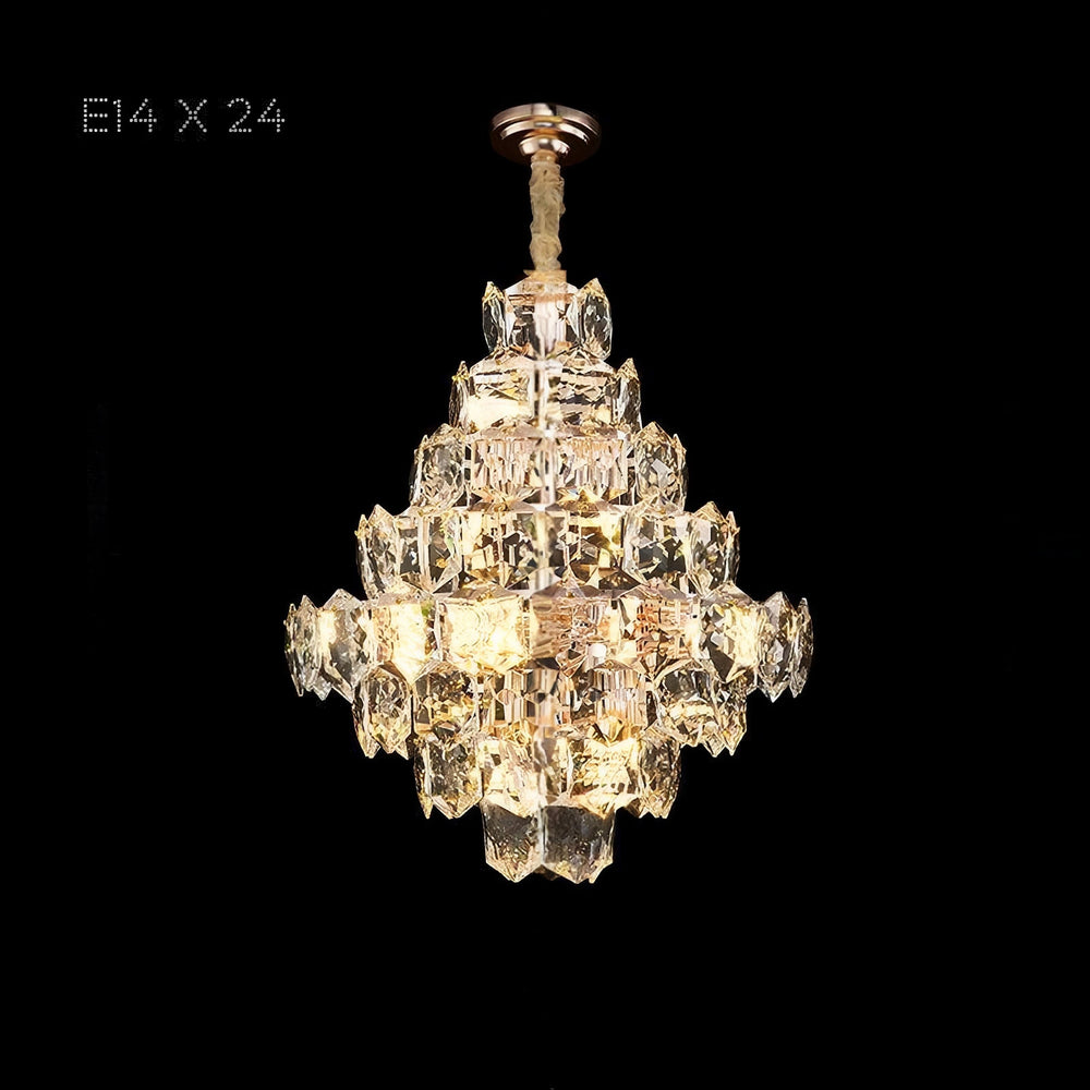 SIMONETTA Chandelier by Lampadom - angle view